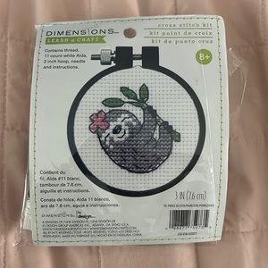 Dimensions Sloth Cross Stitch Kit